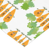 かわいいキャロットカルテット漫画イラストレーション ショートテーブルランナー (コーナー)