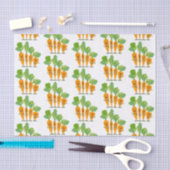 かわいいキャロットカルテット漫画イラストレーション 薄葉紙 (クラフト)