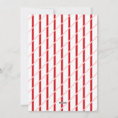 かわいいキャンディケーン | クリスマス家族写真 シーズンカード (裏面)