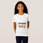  かわいいキャンディコーンのハロウィンパーティー Tシャツ (正面フル)
