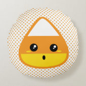 かわいいキャンディコーン円枕 ラウンドクッション (正面)