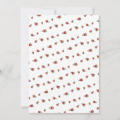 かわいいキャンディコーン ハロウィンパーティー 子供 招待状 (裏面)