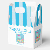 かわいいキャンディショップ誕生日パーティー フェイバーボックス (オープン)