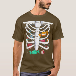 かわいいキャンディスウィートシュガー棒つきキャンデーデザートグルメ缶 Tシャツ
