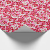 かわいいキャンディハートパターン ラッピングペーパー (角)