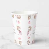 かわいいキャンディバレンタインのスイーテアット赤ちゃんシャワー 紙コップ (左)