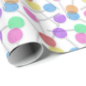 かわいいキャンディパーティースイーツ棒つきキャンデー ラッピングペーパー (ロールコーナー)