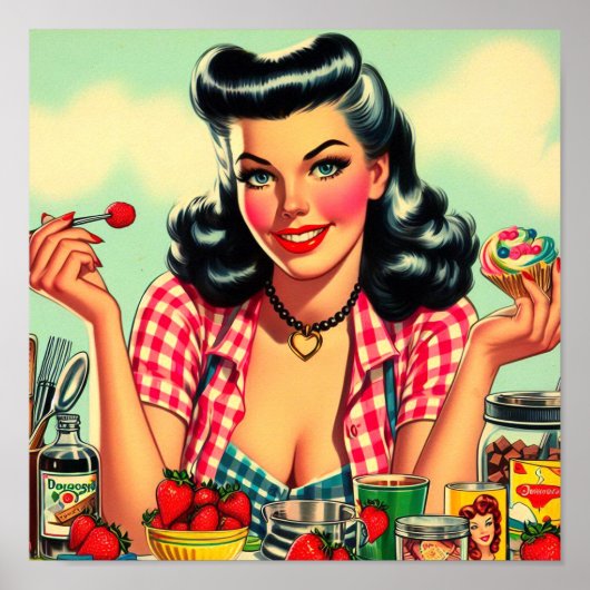 かわいいキャンディピンナップ ポスター (正面)