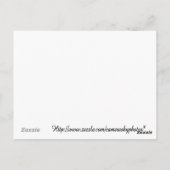 かわいいキャンディーのレシピカード ポストカード (裏面)