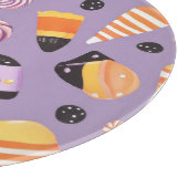 かわいいキャンディーコーンのパターン カッティングボード (角)