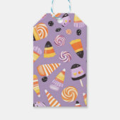 かわいいキャンディーコーンのパターン ギフトタグ (正面)