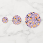 かわいいキャンディーコーンのパターン コンフェッティ (正面)