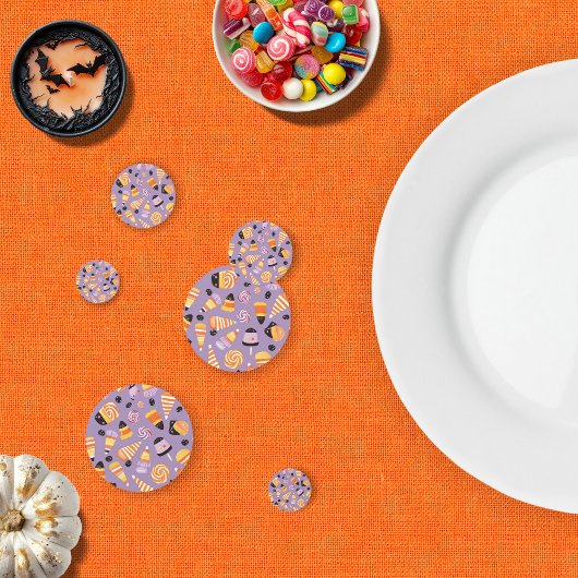 かわいいキャンディーコーンのパターン コンフェッティ