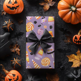 かわいいキャンディーコーンのパターン ラッピングペーパー