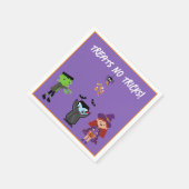 かわいいキャンディーコーンキッズハロウィンコスチュームパーティー スタンダードカクテルナプキン (角)