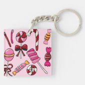 かわいいキャンディ キーホルダー (裏面)