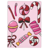 かわいいキャンディ クリップボード (裏面)