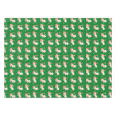 かわいいキャンディ・ケーン猫 テーブルクロス (正面(横))