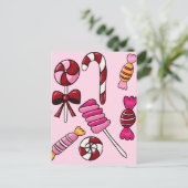 かわいいキャンディ ポストカード (スタンド正面)