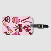 かわいいキャンディ ラゲッジタグ (正面横)