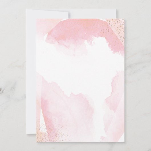 かわいいキャンドルスターズ甘い16 招待状 (裏面)