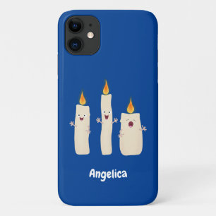 かわいいキャンドルトリオ漫画 iPhone 11 ケース