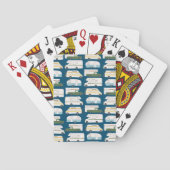 かわいいキャンパーヴィンテージトレーラーRVヴァンライフモーターホーム トランプ (裏面)