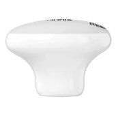 かわいいキャンピングカマーワードアート セラミックノブ (側面)