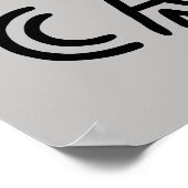 かわいいキャンピングワードアートに行こう ポスター (角)