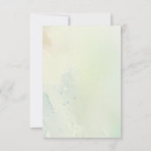 かわいいキャンプをテーマにした赤ちゃんシャワー サンキューカード (裏面)