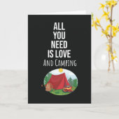 かわいいキャンプカード ユニーク ノベルティ クール カード (黄色い花)