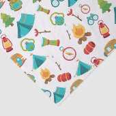 かわいいキャンプパーティーパターン組織 薄葉紙 (詳細)