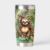 かわいいキャンプ場の名前を追加 保温保冷タンブラー (背面)