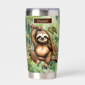 かわいいキャンプ場の名前を追加 保温保冷タンブラー (正面)