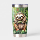 かわいいキャンプ場の名前を追加 保温保冷タンブラー (背面)