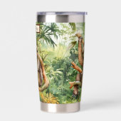 かわいいキャンプ場の名前を追加 保温保冷タンブラー (左面)