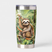 かわいいキャンプ場の名前を追加 保温保冷タンブラー (背面)