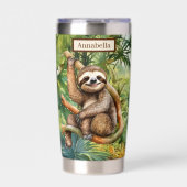 かわいいキャンプ場の名前を追加 保温保冷タンブラー (正面)