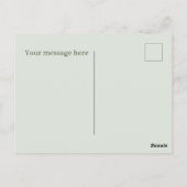 かわいいキャンプ愛好家を追加文字 ポストカード (裏面)