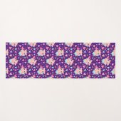 かわいいキュピッドピグウィットハートパターン ヨガマット (正面(横))