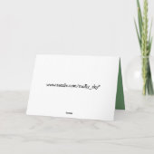 かわいいキュートなイヌがクリスマスカードを愛 シーズンカード (裏面)