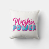 かわいいキュートピンクブループルシエ クッション (正面)