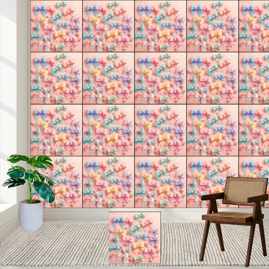 かわいいキュート子供部屋パステルボーズ&キャンディズパターン 壁紙