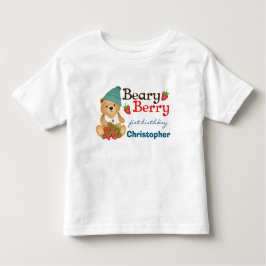 かわいいキュービーリーベリーベリーファースト誕生日キッズシャツ トドラーTシャツ