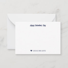 かわいいキューピッドの弓と矢のハート柄 バレンタインデー ノートカード