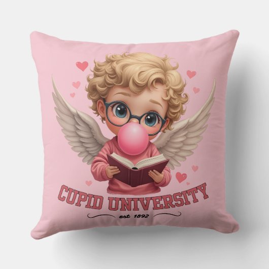 かわいいキューピッド大学バブルガムエンジェルエステティック クッション (裏面)