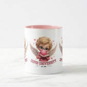 かわいいキューピッド大学バブルガムエンジェル美学 マグカップ (中央)