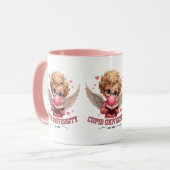 かわいいキューピッド大学バブルガムエンジェル美学 マグカップ (正面左)