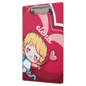 かわいいキューピッド クリップボード (左)