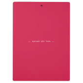 かわいいキューピッド クリップボード (裏面)